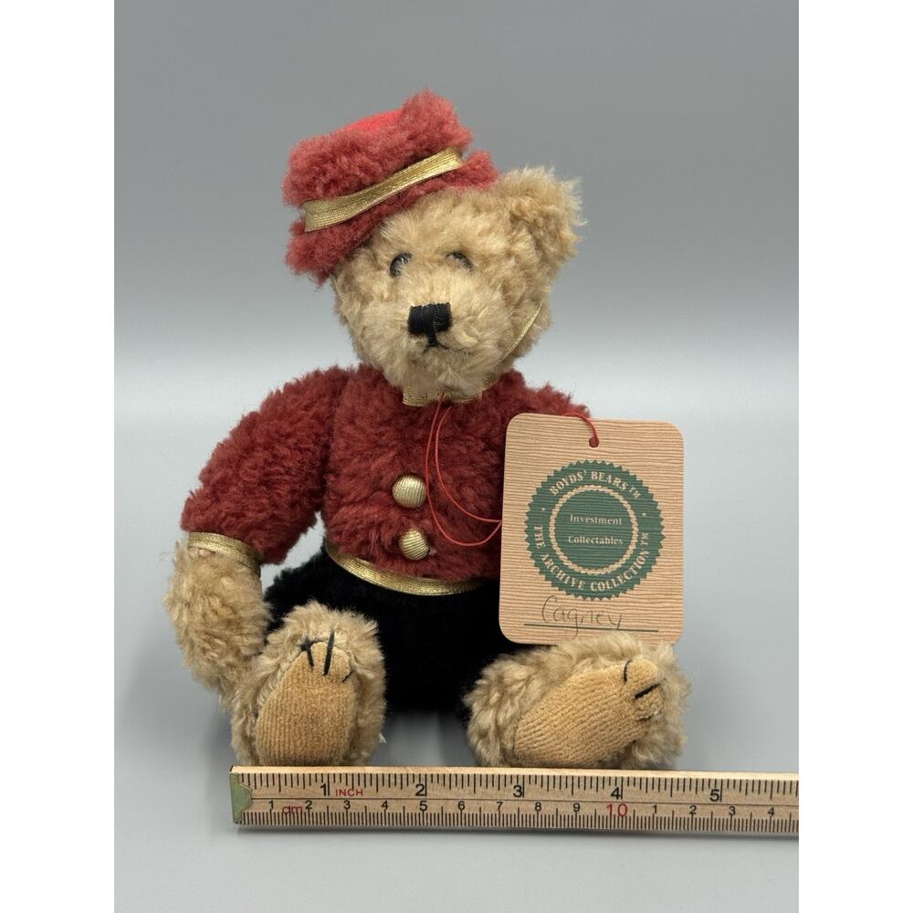 Vintage Boyds Bears Cagney Bellhop Bear Plush 8 Inch Stuffed Animal - Picture 3 of 10